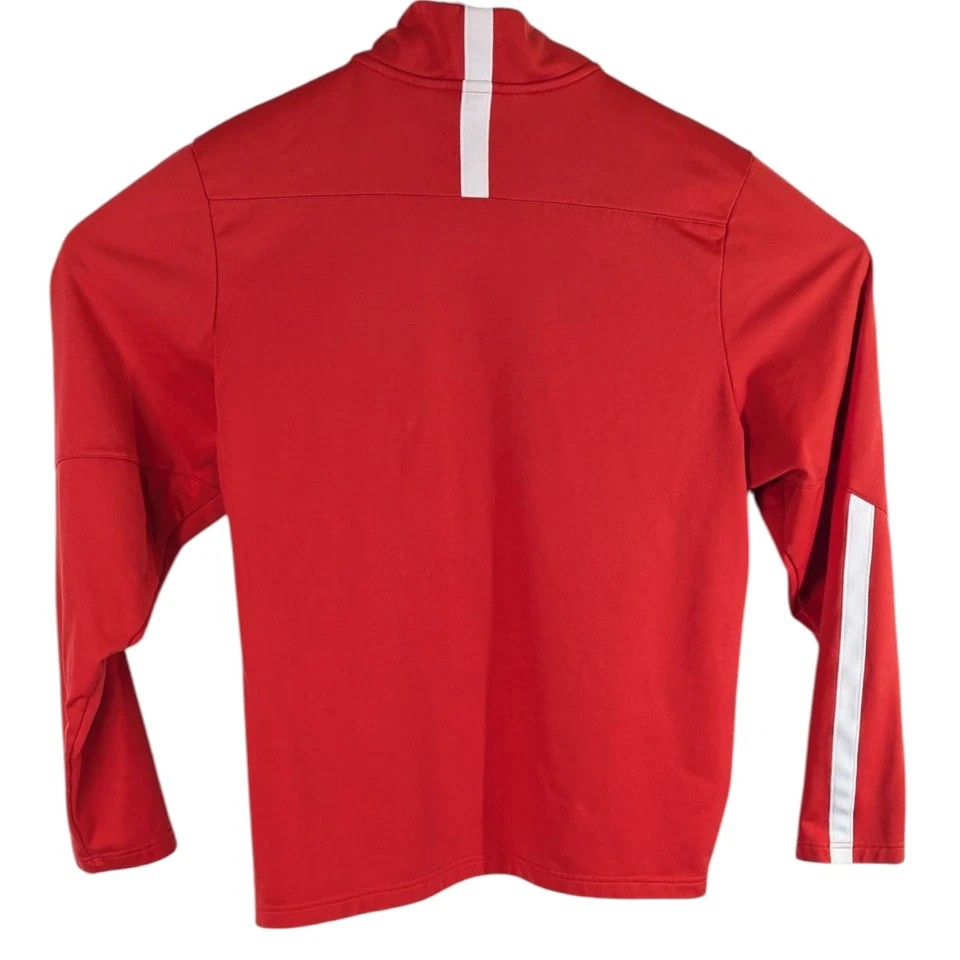 Sudadera Under Armour Cadillac Roja Blanca 1/4 Cremallera Para Hombre Talla Grande Pullover Foto 3 de 4