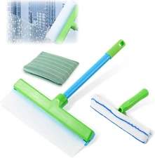 Recyclable Silicone Window Squeegee Kit, Window Cleaning Kit, Window Squeegee