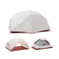 BISINNA Backpacking 2 Person Tent Lightweight 3 Season Camping Tent 20D 380T ...