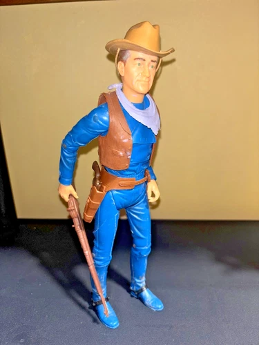 Custom Marx " John Wayne " BOTW Action Figure + Accessories Johnny West