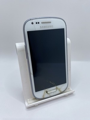 Samsung Galaxy S3 Mini White O2 Network 8GB AMOLED Android Smartphone Cracked