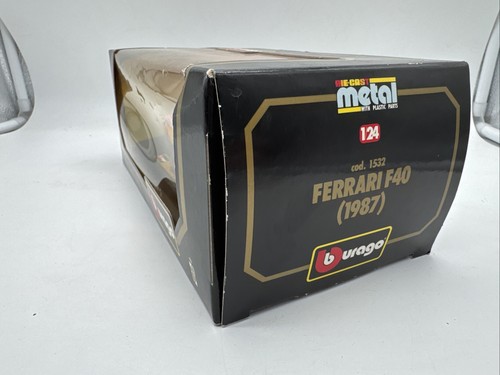 Model Bburago Ferrari F40 1987 Rot In Box 1:24 Burago - Bild 3 von 20