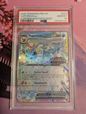 Vaporeon ex 023/131 Surprise Box Stamped Promo PSA 10