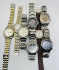 Lot 8 Vintage Watches Seiko Citizen [ Not working] Titanium  Eco- Drive Swiss