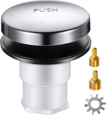 1 Pack Bathtub Pop up Drain Stopper, Bathtub Drain Plug with 3/8'', 5/16''