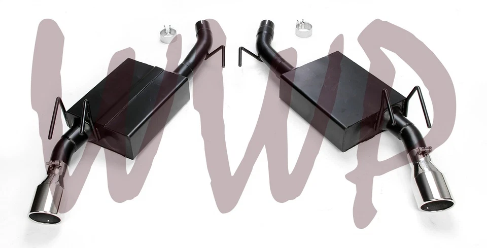 Kit de sistema de exaustão traseira eixo aço inoxidável SS409 10-15 Chevy Camaro 3.6L V6 - Imagem 2 de 3