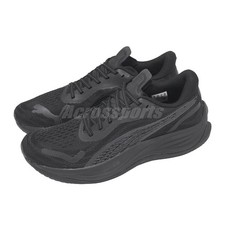 Puma Velocity Nitro 3 Black Flat Dark Grey Men Unisex Road Running 377748-22