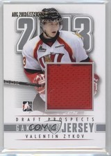 2013 ITG Draft Prospects Game-Used Silver Jersey Fan Expo 1/1 Valentin Zykov 2a8