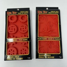 2x Evil Ted Cosplay Mold Silicone Villain Filigree Tech Gears