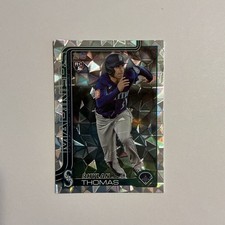 Topps Update Series 2024 Rhylan Thomas Diamante Foil Rookie #US196 Mariners