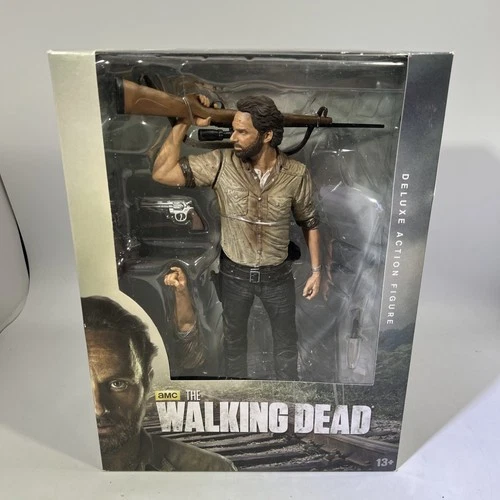 McFarlane Toys The Walking Dead Rick Grimes Deluxe Action Figure (Brand New) #ML