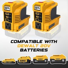 220W Portable Power Inverter for Dewalt 20V Battery , DC 20V to 110V AC Outlet