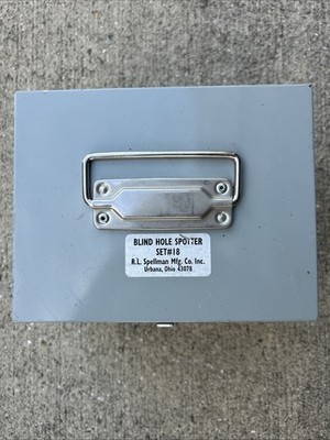 R.L. Spellman Mfg. Co. Inc. Blind Hole Spotter Set SET#18 Gages 21/32-1/8