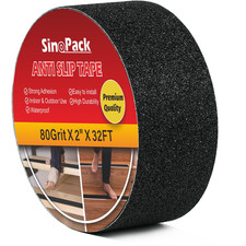 Anti-Slip Tape 2" X 32FT, Industrial Grip Tape for Stairs, Workshop, Garage Floo