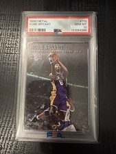 1999 Kobe Bryant Metal #115 Gem Mint PSA 10 Lakers POP 96