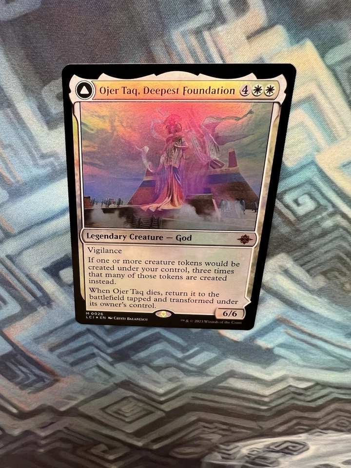 MTG Foil Ojer Taq, Deepest Foundation NM Unplayed The Lost Caverns of Ixalan - Image 3 of 4