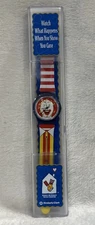 Vintage 1996 Ronald McDonald Wrist Watch Kimberly Clark, With Case