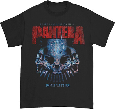 PANTERA cd lgo DOMINATION Official SHIRT LRG New cowboys from hell driven OOP