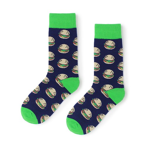 Men's Women Cool Colorful Fancy Novelty Funny Casual Combed Cotton Crew Socks - Picture 31 of 85