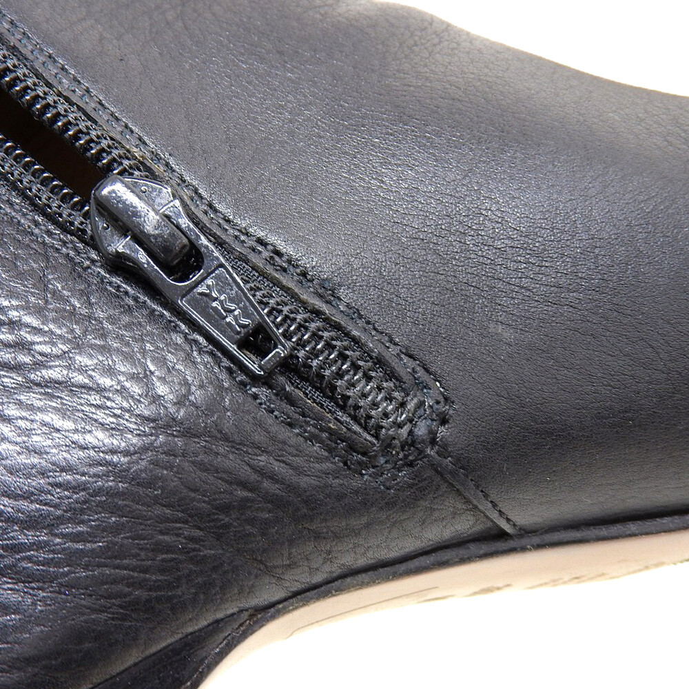 靴 TANINO CRISCI zip boots 7D TANINOCRISCI TANINO CRISCI Leather Side Zip Long Boots Shoes