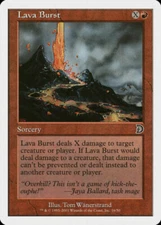 Lava Burst Deckmasters Garfield vs Finkel Light Play MTG Magic DNA GAMES