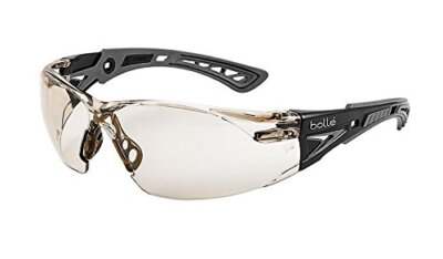BOLLE SAFETY 286-40209 RUSH PLUS SAFETY GLASS CSP LENS  GRY/BLK TEMPLE