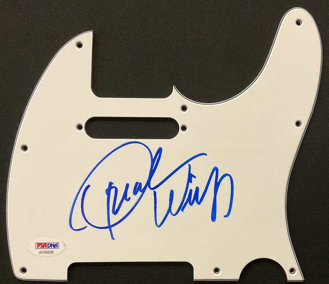 OPRAH WINFREY Signed Autographed Electric Guitar Pick Guard PSA/DNA AF86606