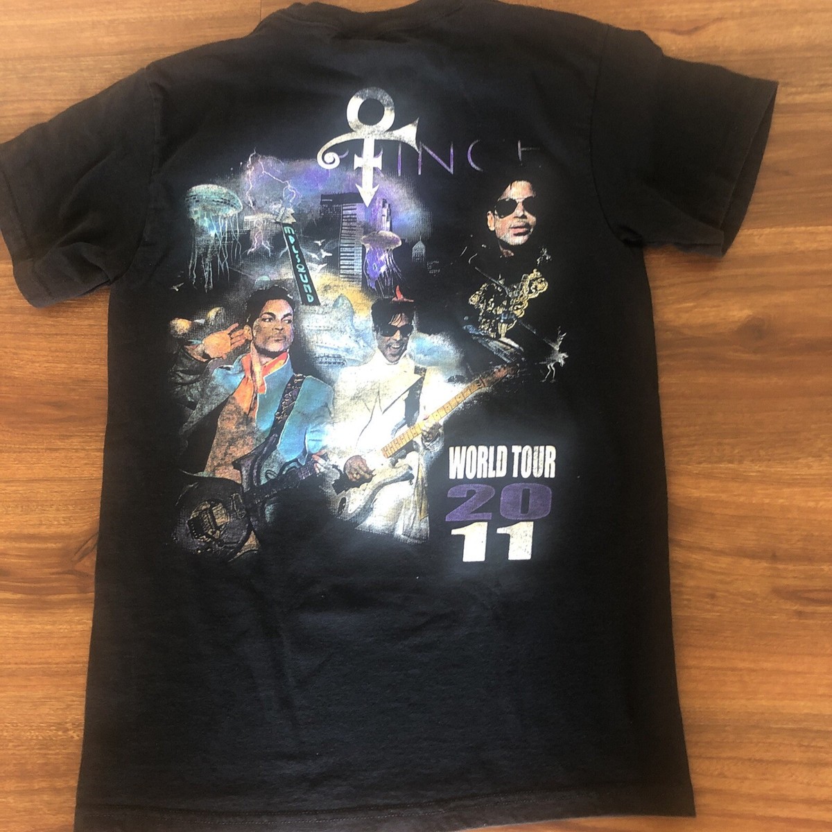 Prince World Tour 2011 Concert T- shirt Black Size Small | eBay
