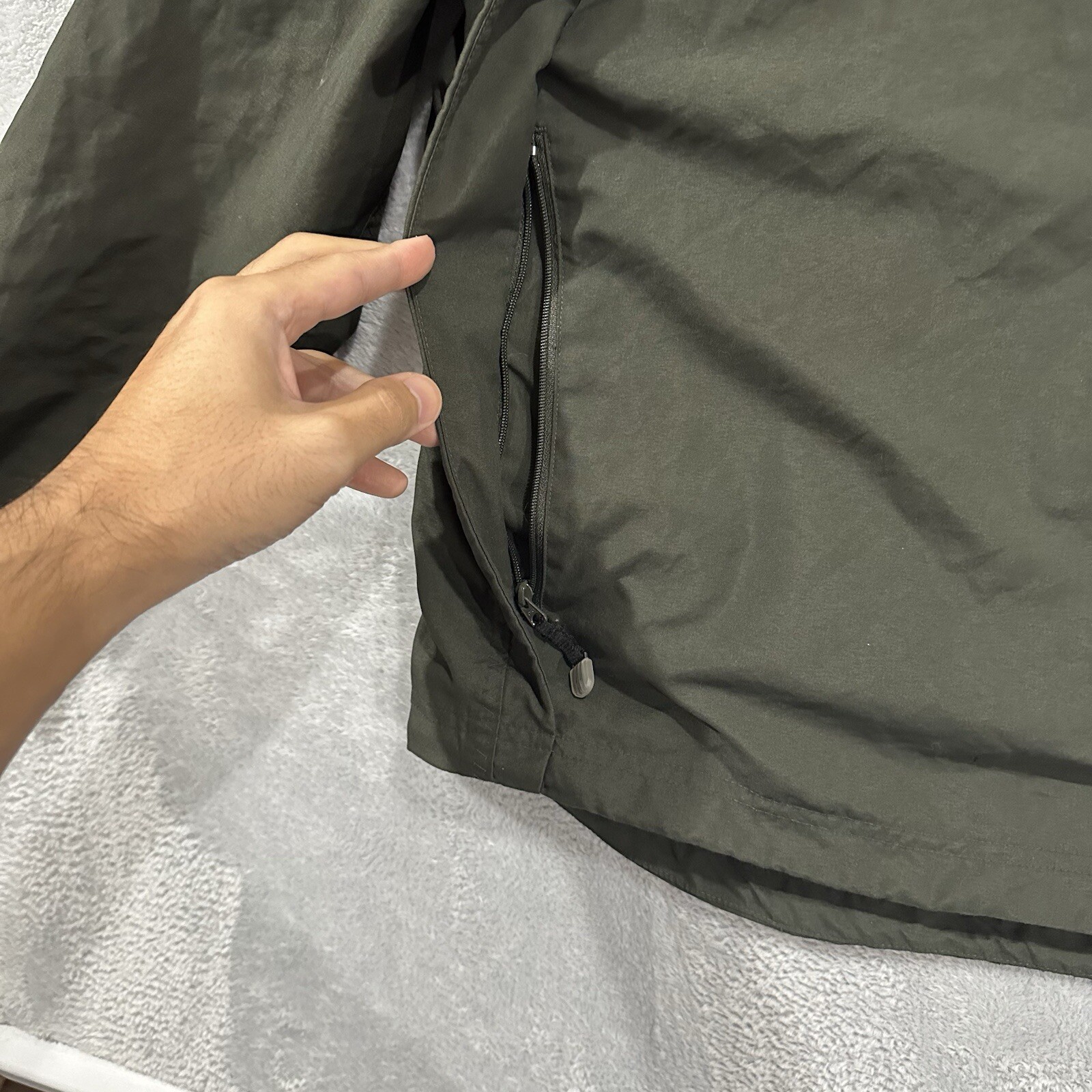 Adidas ClimaShell Anorak Pullover Lined Jacket Me… - image 6