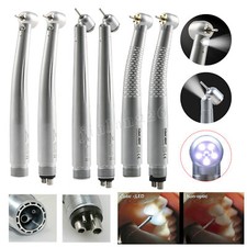 Dental LED E-generator 45 Degree  5 Lamp High Speed Handpiece 2/4HOLE Turbine