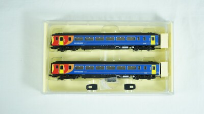 Dapol N Scale East Midlands 2-Car Dummy Passenger Set Item ND-097B NEW B11