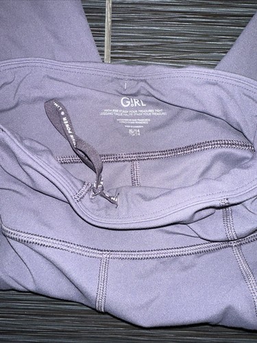 Athleta Girl High Rise Stash Your Treasures Tight Lavender Purple 14 - Picture 5 of 5