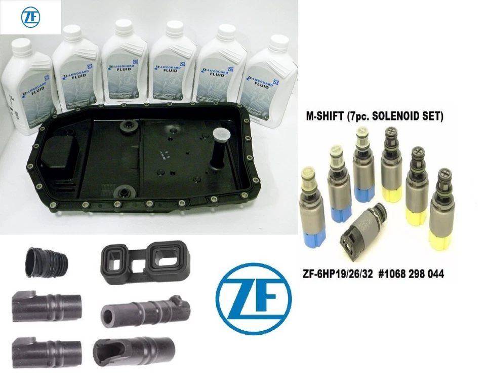 BMW AUDI VW JAGUAR LAND ROVER TRANSMISSÃO PAN+FLUIDO+SOLENÓIDES+VEDAÇÕES+PLUG ZF - Imagem 3 de 4