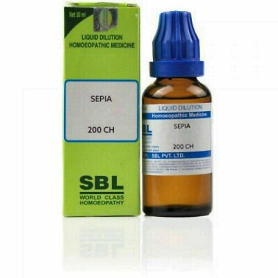 SBL Sepia Dilution 200 CH (30ml) Homeopathic Drop Buy 2 Get 1 Free - Free Ship