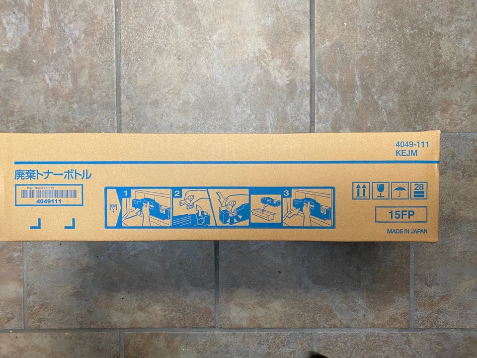 4049111 KONICA MINOLTA BIZHUB C450 WASTE TONER BOTTLE NEW - Image 2 of 2