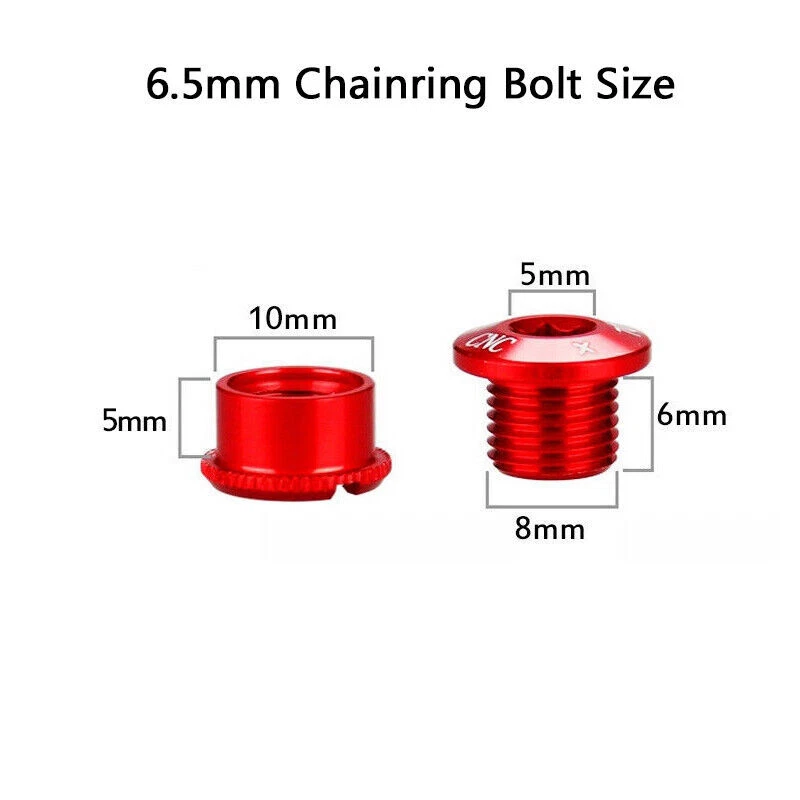 Kettenblattschrauben-Sets 4PC für Einzelkettenblätter Schrauben Kurbelschraube - Bild 2 von 4
