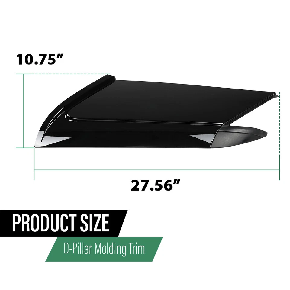 Fit For 2014-2022 Land Rover Range Rover Sport Rear D Pillar Molding Trim LH RH Foto 3 de 4