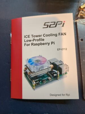 52Pi Ice Tower CPU Cooling Fan Low Profile For Raspberry Pi 4B And 3B 3B+