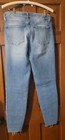 JAG LIGHT BLUE JEAN  CECILLIA STYLE SKINNY SIZE 12/29 FRINGE BOTTOM SUPER... — photo 10