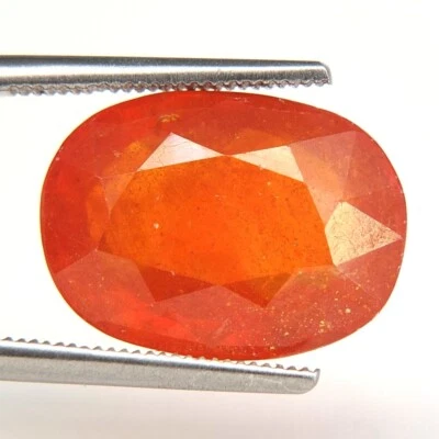 SHOLA Echt 11,58 Ct Natürlicher Orange Saphir Riesig aus Madagaskar - Bild 1 von 3