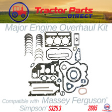 Major Engine Overhaul Kit Comp W Massey Ferguson® 2605 W Simpson® S325.3 Engine