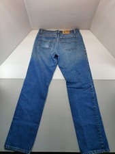 Levi's Vintage Jeans Orange Tab Denim Made In USA Blue 36x34 34x33 Actual 