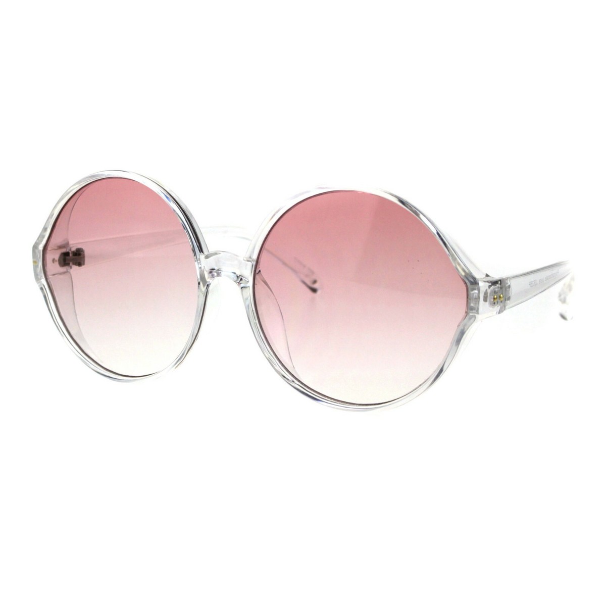 Oversized Round Frame Sunglasses UV400 Protection One Size Amazon.com: Fuaisi Retro Fashion Oversized Thick Bold Frame  main image 2