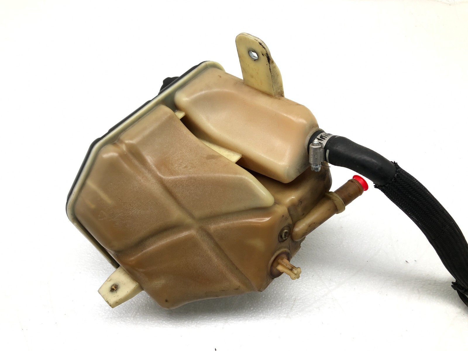 2014-2017 MASERATI GHIBLI S 3.0L COOLANT EXPANSION TANK RESERVOIR W/ CAPS OEM.