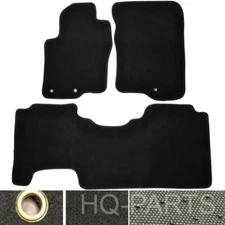 3 Piece Black Nylon Carpet Floor Mats Liner For 05-10 Nissan Frontier OE Fitment