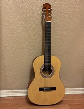 Pyle Beginner Acoustic Guitar, 3/4 Junior Size All Wood Instrument, 36