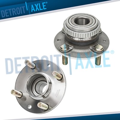 Pair Rear Wheel Bearing Hubs Assembly for 1997 1998 1999 2000 Kia Sephia Spectra