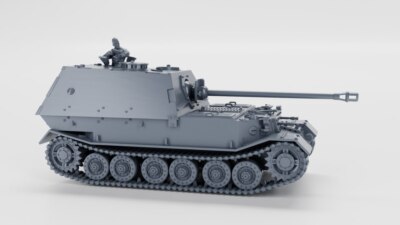 Wargame 3D Miniatures WW2 German Panzerjager Tiger (P) Elefant Tank Bolt Action