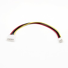 1pcs 4-Pin Male Molex to Floppy Drive 4-Pin Power Supply Adapter Cable 30cm 1ft