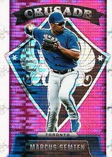 Marcus Semien 2022 Panini Chronicles #24 Crusade Pink Pulsar Toronto Blue Jays